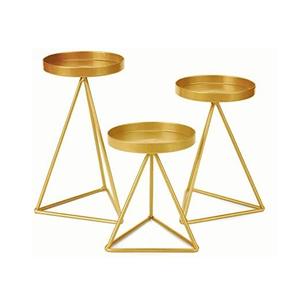 Bougeoir en aluminium fait à la main pour salon décor à la maison chandelier moderne pour décor de noël Table à manger bougeoirs - Product Image 5