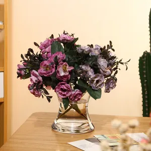 VHV0707 - Large Hurricane Concaved Gathering <b>Vase</b> - 7 - Product Image 3