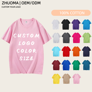 T-shirts en coton personnalisés d'usine OEM pour hommes T-shirt tricoté en pur coton respirant à manches courtes Chemise décontractée à la mode - Product Image 3