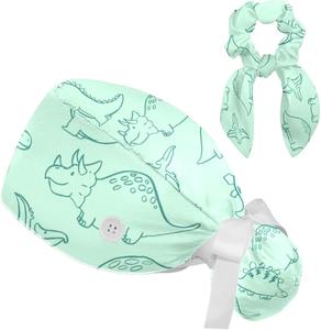 Venta al por mayor, precio a granel, personalizable, impreso, Elegante, moderno, hecho de alta calidad, cobertura completa para el cabello, sala de operaciones, gorros para fregar - Product Image 5