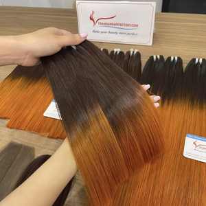 Hot Product <b>Color</b> Bone Straight Weft <b>Hair</b> Vietnamese Human <b>Hair</b> Short Length 12 Inches No Shedding No Tangles - Product Image 3