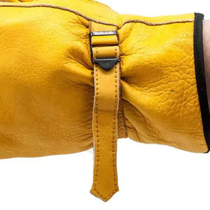 Industrial Goatskin Cowsplit cuero resistente al calor abrasión Tig Mig seguridad trabajo protección guantes para trabajo de soldadura - Product Image 3