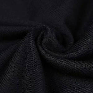 เสื้อยืดสีดำสำหรับผู้ชายเสื้อยืดผ้าฝ้ายโพลีเอสเตอร์พิมพ์ลายโลโก้ตามสั่งแบบเรียบ - Product Image 6