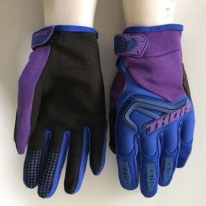 Gants de moto en cuir unisexes à doigts entiers - Protection de course de motocross, antidérapants, pour une utilisation hivernale en plein air, pour la conduite sportive - Product Image 2