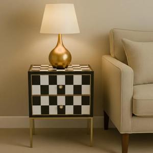 Table basse élégante en incrustation d'os, artisanale, meubles décoratifs pour salon et salle de séjour, prix direct d'usine - Product Image 1