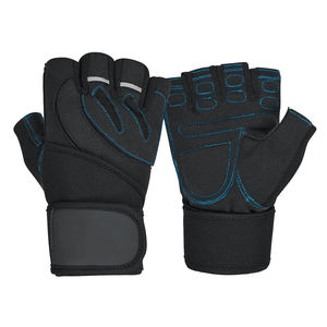 Top Choice Half-Finger Gym <b>Fitness</b> <b>Gloves</b> with Custom Logo Made From Pakistan Industrial Leather for Bodybuilding Sports - Product Image 1