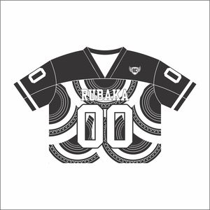 Personalizable Vintage Streetwear Fútbol Entrenamiento Deportes Top Transpirable Protección Malla Camiseta Gráfico Fútbol Americano Jersey - Product Image 5