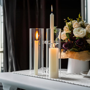 HST0310 - Clear <b>Hurricane</b> <b>Candle</b> Shade Chimney Tube [No Bottom] - 3 x 10 - Product Image 2