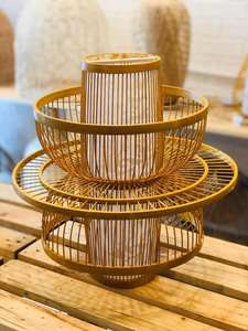 Plafonnier en bambou pour la décoration du Vietnam au meilleur prix/Cadeaux artisanaux à partir de matériaux naturels écologiques - Product Image 5