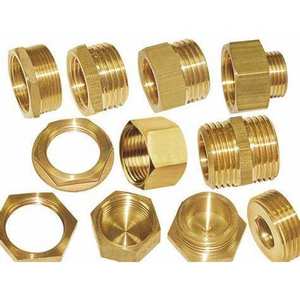 Custom CNC Turned Brass Plumbing Fittings - Product Image 1