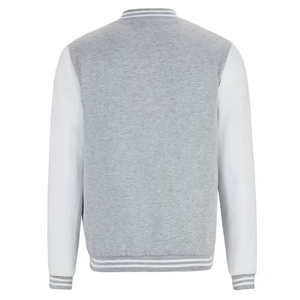 New Stylish Versity Men's Winter Woolen Solid Streetwear Jackets High Quality Custom Wholesale - Product Image 3