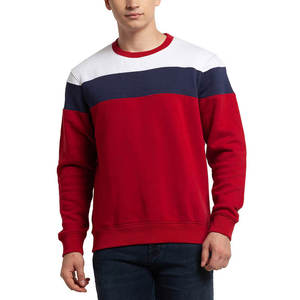 Precio al por mayor de algodón liso personalizado en blanco hombres sudaderas invierno de moda hombres pulóver sudaderas - Product Image 1