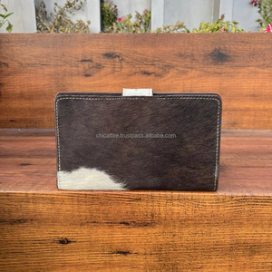 Venta caliente tallado a mano cartera mecanizada embrague elegante cuero genuino piel de vaca cartera multiusos carteras de cuero occidental - Product Image 5