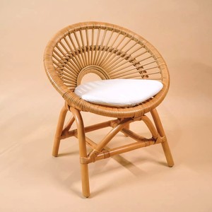 Silla de ratán para niños, hecha a mano, cómoda, para niños pequeños. - Product Image 4