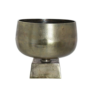 Minimalist Decorative Pedestal Flower Bowl for Wedding Centrepiece Latest Design Handmade <b>Copper</b> Antique Flower Bowl for Bedroom - Product Image 2