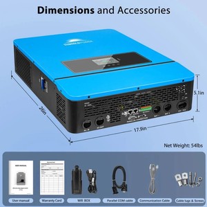 Inversores de Energía Nuevos de 20KW 48V, Inversor Bifásico, 2 Unidades en Paralelo, en Venta y Listos para Exportar - Product Image 3