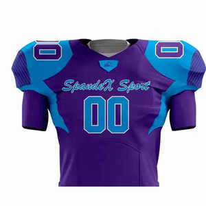 Maillot de football américain personnalisé inspiré uniforme brodé de haute qualité cousu design sublimé vêtements d'équipe pour les clubs - Product Image 2
