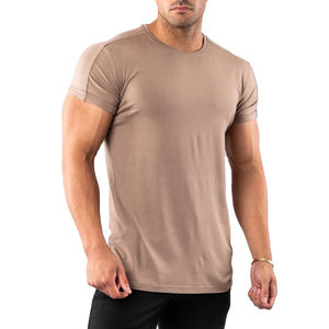 Camisetas de Gimnasio Ajustadas de Manga Corta Hechas a Medida, Camisetas de Gimnasio Lisas con Impresión de Logotipo, Más Vendidas - Product Image 1