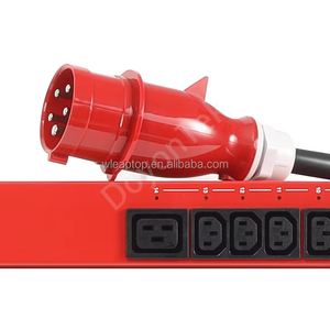 36port C13 6xC19 Sockets Smart Lockable IEC Hydraulic Breaker PDU 16A/32A Smart <b>rack</b> mount PDU Per Outlet for Data Center - Product Image 4