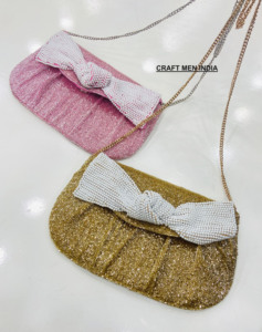 Dernière mode 100% qualité d'exportation dames à la main arc sac à bandoulière fermeture éclair broderie à la mode femmes embrayages grand - Product Image 1