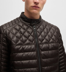 2025 nouveau Style de mode hommes doudoune prix de gros hiver veste en cuir pour hommes pour la saison froide - Product Image 2