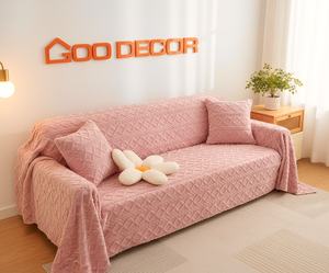 Manta de Piel Sintética para Sofá, Personalizable, Color Sólido, Hecha en Vietnam, Directo de Fábrica, para Protección del Sofá - Product Image 3