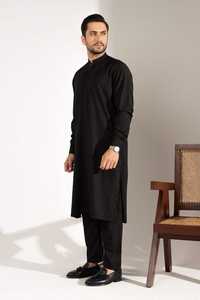 Nouveau dernier Design coton/polyester long toutes saisons ethnique élégant Shalwar Kameez ensembles pour adultes hommes mariage décontracté - Product Image 4