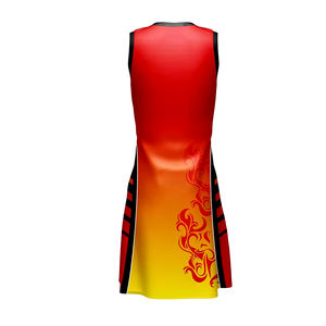 Ventes en gros de robes de netball personnalisées de haute qualité et bon marché pour les filles, maillots d'équipe de netball, meilleur design et tailles personnalisés - Product Image 3