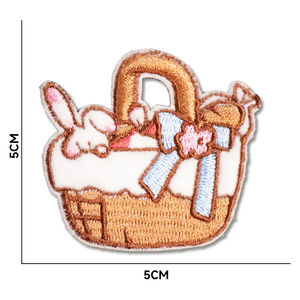 Patchs de broderie avec logo personnalisé pour chapeau Patchs de machine vierges à coudre par transfert de chaleur en forme de cœur en 3D sans commande minimale - Product Image 2