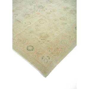 Alfombras de Lana Anudadas a Mano Aalam, Color Beige Marrón, Diseño de Medallón Rectangular, para Uso en el Hogar, Sala de Estar, Pasillo, Entrada, Adolescentes - Pae-1757 - Product Image 2