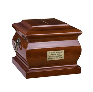 โกศเผาไม้สำหรับผู้ใหญ่ที่เป็นเอกลักษณ์เอกลักษณ์โกศงานศพของชาวอิตาเลียนโกศส่วนตัวไม้และโลงศพสำหรับผู้ใหญ่ - Product Image 1