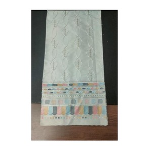 Tissu satiné de travail Daman lourd le plus demandé Matériau antistatique tricoté brodé de qualité supérieure pour Textile de maison de mariage de créateur - Product Image 5