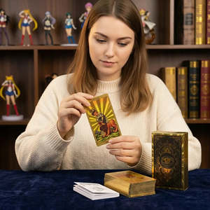 Cartes Oracle dorées, version anglaise, jeux de tarot, articles de qualité supérieure - Product Image 5