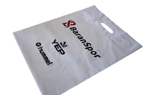 บรรจุภัณฑ์พลาสติกที่ทนทานเป็นพิเศษเป็นมิตรกับสิ่งแวดล้อมด้ามจับเสริมแรงกระเป๋าที่แข็งแรงทนทานสำหรับบรรจุของหนักรีไซเคิลได้สำหรับการจัดเก็บ - Product Image 6