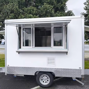 Nuevo camión de comida rápida de cocina al aire libre con equipo de cocina Remolque de carro de comida móvil a la venta para aperitivos callejeros - Product Image 1