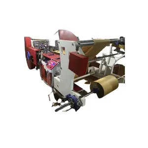 Top Selling Single Phase Heavy Duty Paper Bag Making Machine Manufacture in India For Disposable Industries Uses