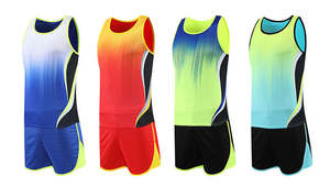 Fabricación en fábrica, cómodo uniforme de atletismo para correr al aire libre, conjuntos de ropa deportiva para gimnasio, uniformes para correr personalizados - Product Image 6