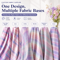 Tissu en mousseline de polyester doux à motif écossais personnalisable, très prisé, pour écharpes, chemises, foulards – Usine OEM/ODM