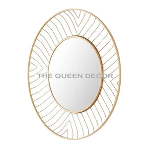 Nuevo Espejo de Pared Redondo Plateado Hecho a Mano de Diseño Moderno para Decoración del Hogar, Espejo de Alta Calidad para Decoración del Hogar, Accesorios de Baño - Product Image 4