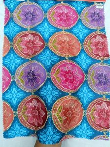 Vestido de lujo estampado elegante de tela de Chinon de viscosa 100% de calidad superior y Material Lehenga para niñas - Product Image 3