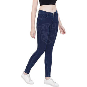 Diseña Tus Propios Pantalones Vaqueros Ligeros para Mujer, Pantalones Vaqueros de Algodón Ajustados de Venta Caliente - Product Image 3