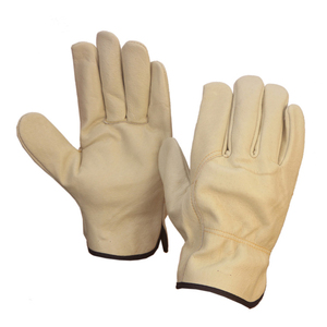 Guantes de Trabajo de Protección para Manos OEM, Transpirables, Resistentes, de Cuero Vacuno Granulado, Guantes de Cuero de Dedo Completo, Guantes de Seguridad - Product Image 2
