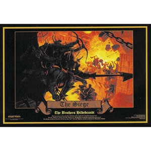 The Lord of the Rings the Siege <b>Poster</b> Black <b>Frame</b> Wall Decor Paper Material - Product Image 1