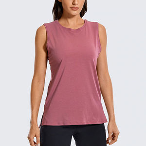 Camiseta sin mangas de gimnasio de sublimación de poliéster de algodón transpirable para mujer precio al por mayor camiseta sin mangas de verano tarifa al por mayor con precio barato - Product Image 6