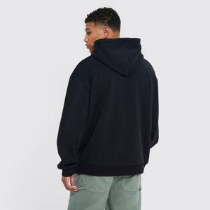 Moda 100% algodón Sudadera con capucha de gran tamaño Heavyweight Fleece Street Style Puff Impreso DIY OEM Servicio disponible para otoño - Product Image 3