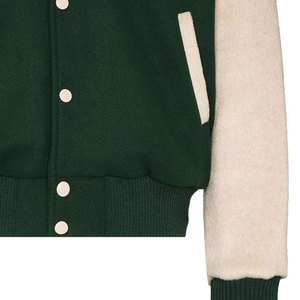 Chaqueta Bomber Extra Grande con Hombros Caídos para Hombre, Estilo Retro Urbano, Logotipo Frontal Personalizado, Venta al por Mayor, 100% Algodón, Impermeable - Product Image 3