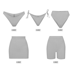 2024 nouveau chaud OEM tissu écologique femmes maillots de bain recycler réversible personnalisé Bikini ensemble recyclé durable maillot de bain une pièce - Product Image 3