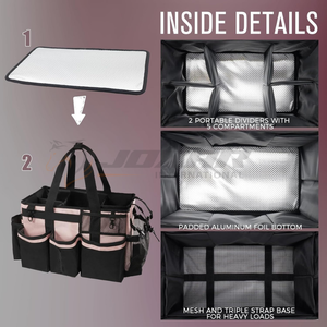 Bolsa DE ASEO multifuncional para jinetes ecuestres diseñada para sostener cepillos de caballos, peines, herramientas y accesorios de limpieza a la venta - Product Image 3