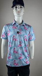 Polo de golf de alta calidad, diseño personalizado, impresión por sublimación completa, diseño gratuito, mejor precio, bajo MOQ, mezcla de más diseño - Product Image 4