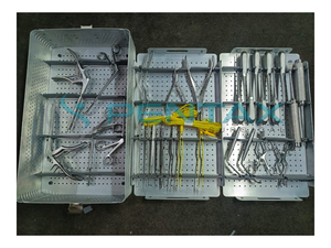 PENTAX Kit d'instruments orthopédiques manuels de haute qualité pour la colonne vertébrale cervicale et lombaire, ensemble d'instruments de chirurgie spinale de base en acier inoxydable CE ISO - Product Image 4